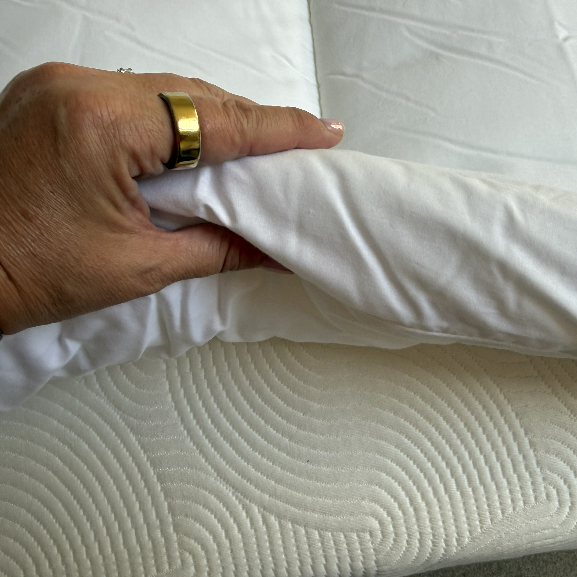 M&amp;amp;S Stay Cool 10cm Depth Mattress Topper being tested at home