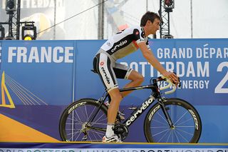 Dan Lloyd Cervelo Tour de France 2010 team presentation Rotterdam.jpg