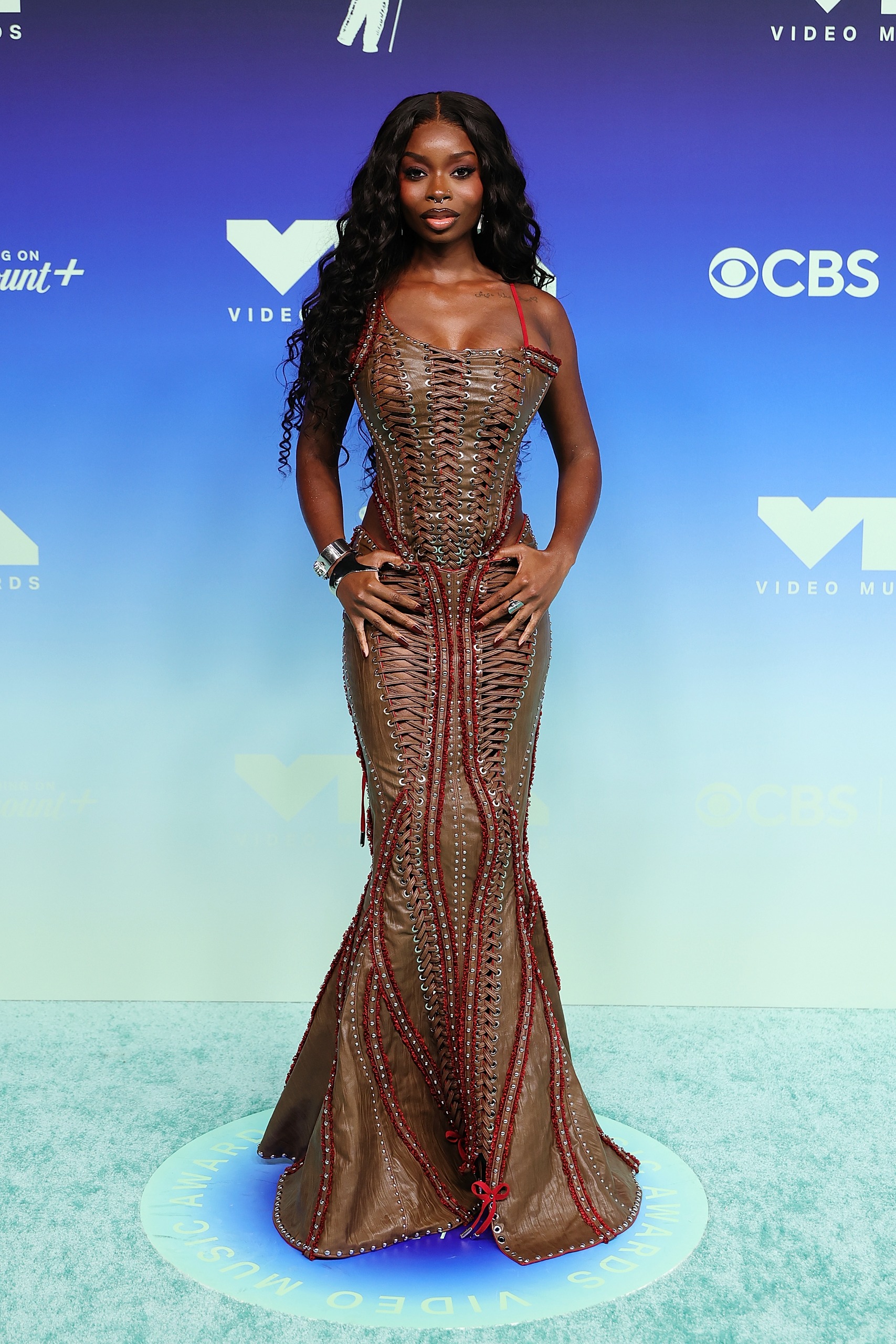 Olandria at the 2026 VMAs red carpet.