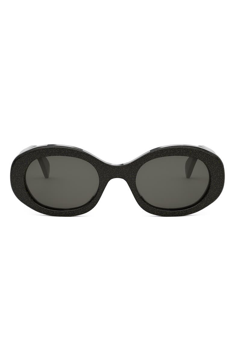 Triomphe 52mm Oval Sunglasses