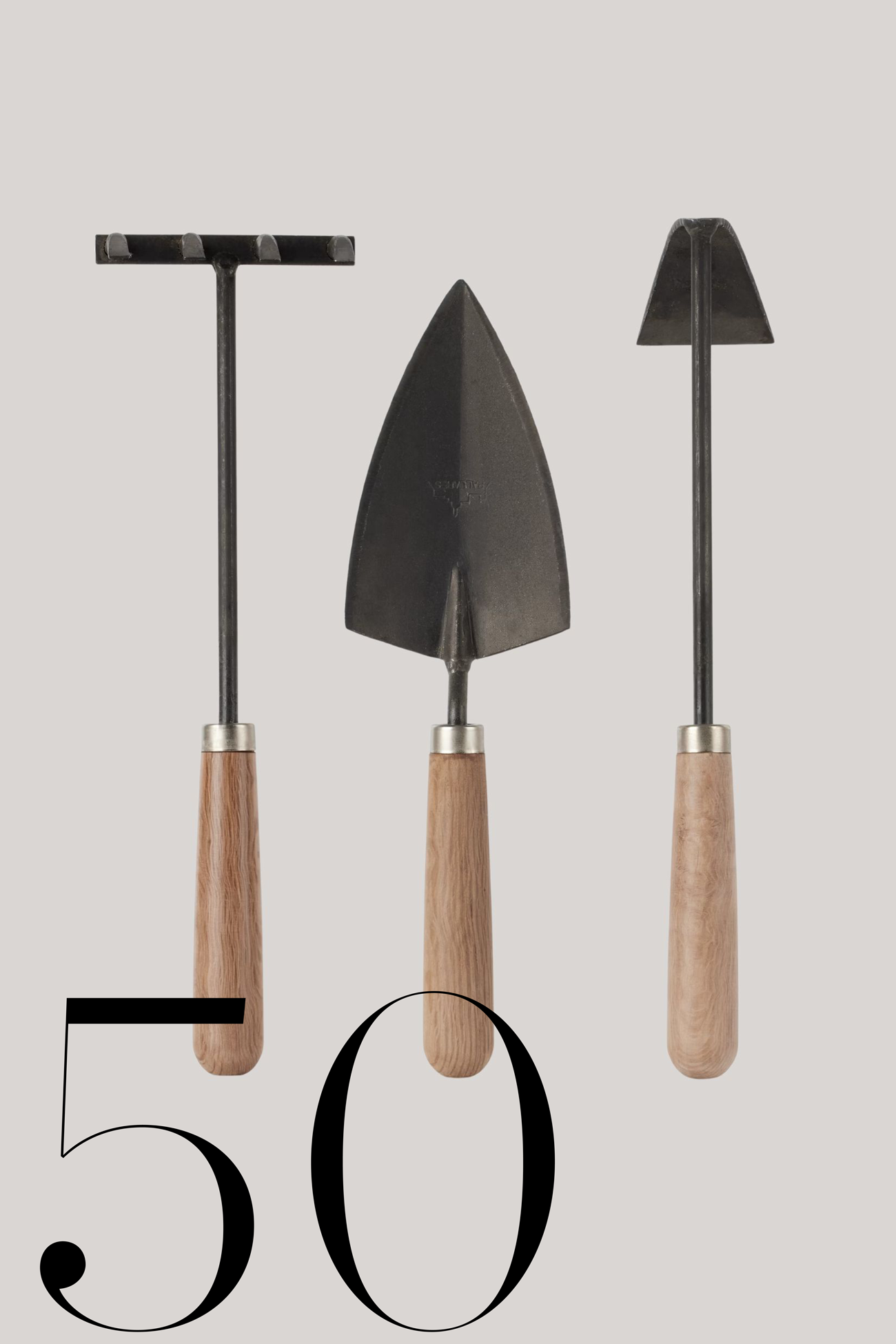 Audo Copenhagen, Black & Brown Pallarès Edition Plant Tools