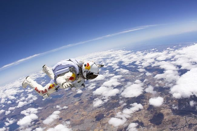 Record Breaking Red Bull Space Dive Grounded By Lawsuit Space