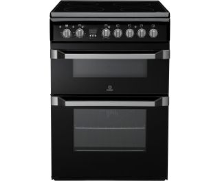 Indesit Advance ID60C2KS Twin Oven Electric Cooker