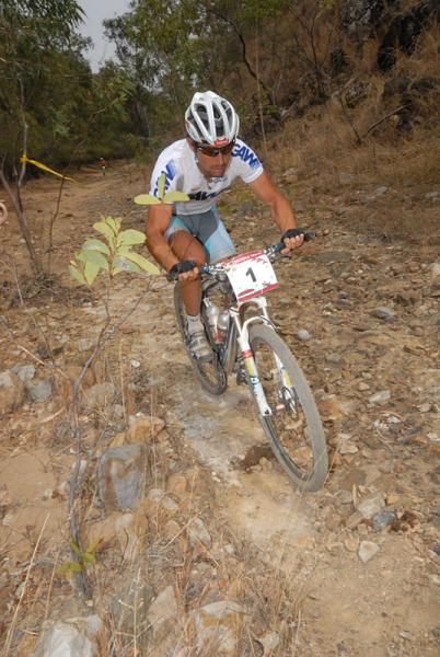 Ondrej Fojtik on his way to second place