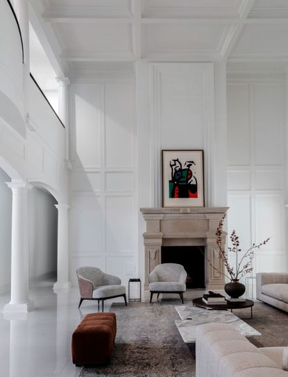 Decorating living rooms with high ceilings - top tips | Livingetc