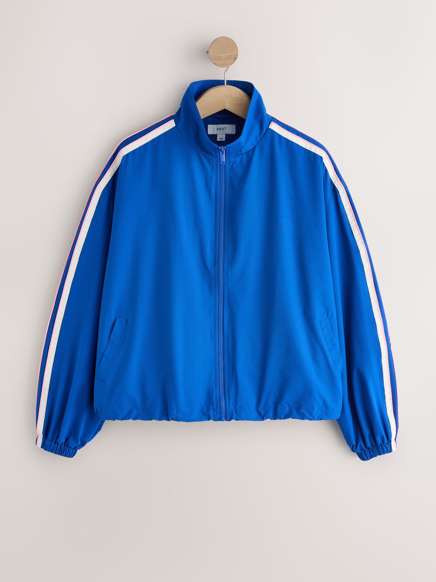 Cobalt Blue Active Zip Through Sports Jacket