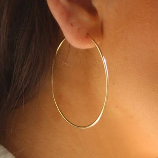 Jewellery hut gold hoops