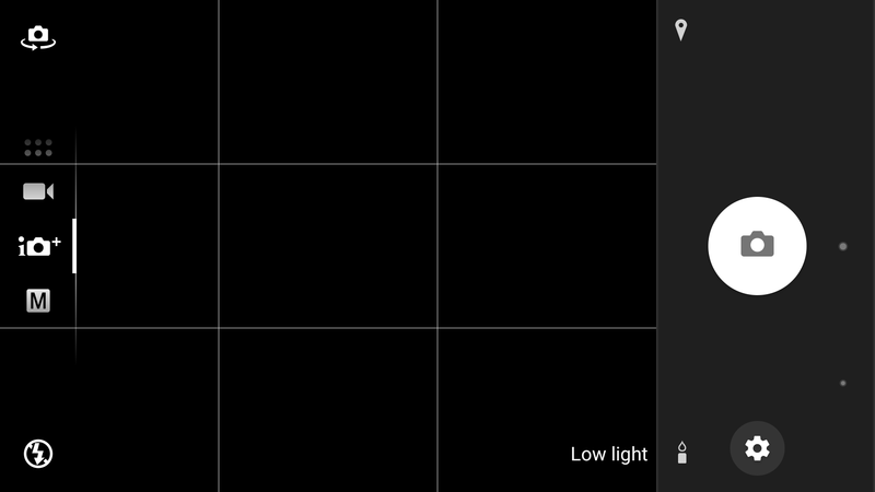 Xperia X camera interface