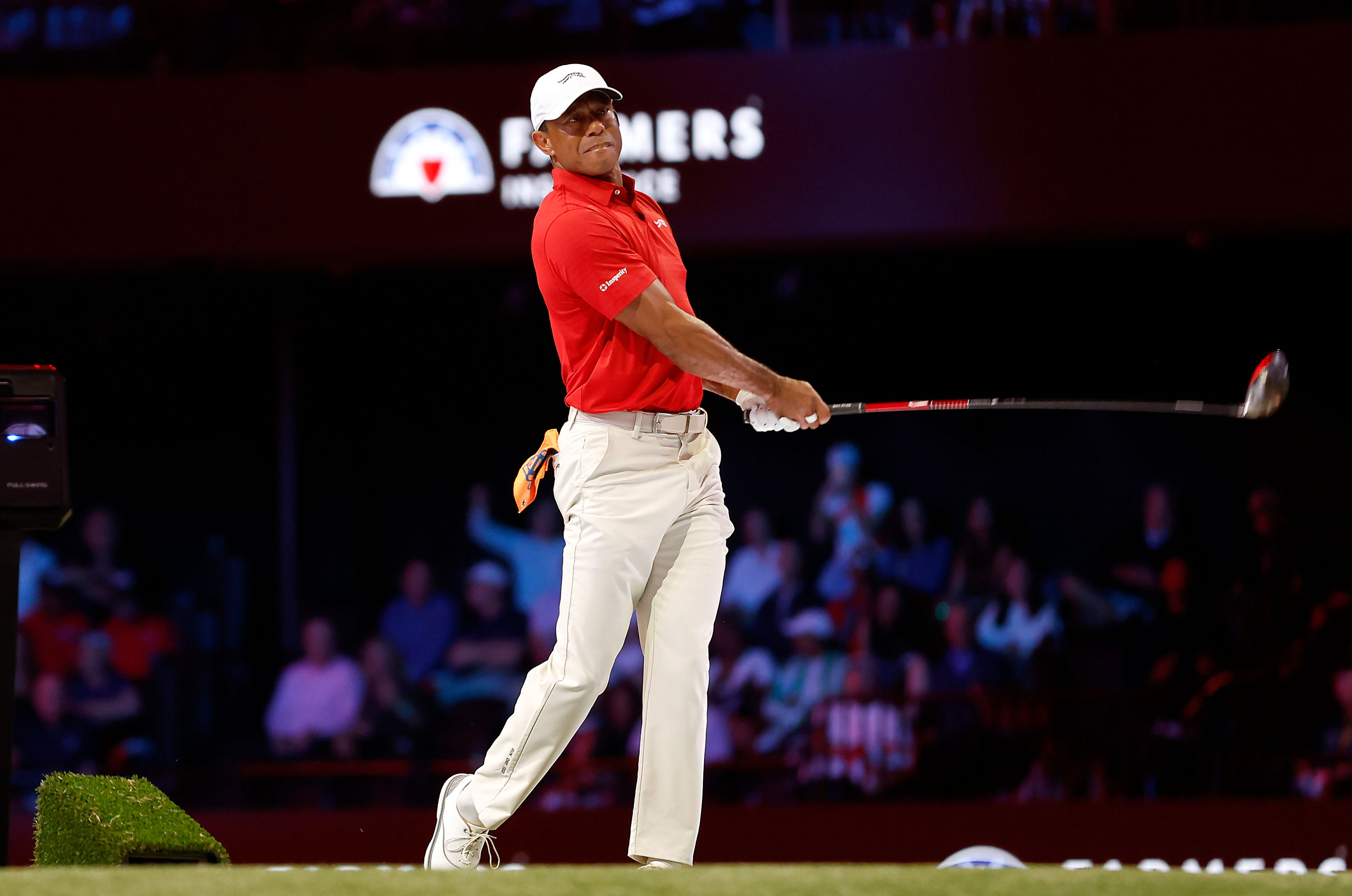 Tiger Woods in the 2026 TGL finals