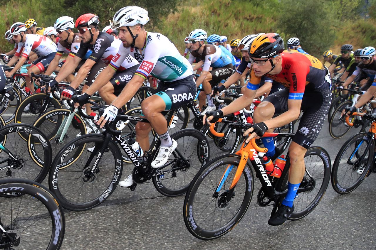 Tour de France 2020 107th Edition 1st stage Nice Nice 156 km 29082020 Peter Sagan SVK Bora Hansgrohe Matej Mohoric SLO Bahrain McLaren photo Luca BettiniBettiniPhoto2020