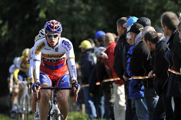 Zdenek Stybar (Telenet Fidea) on his way to another second place.