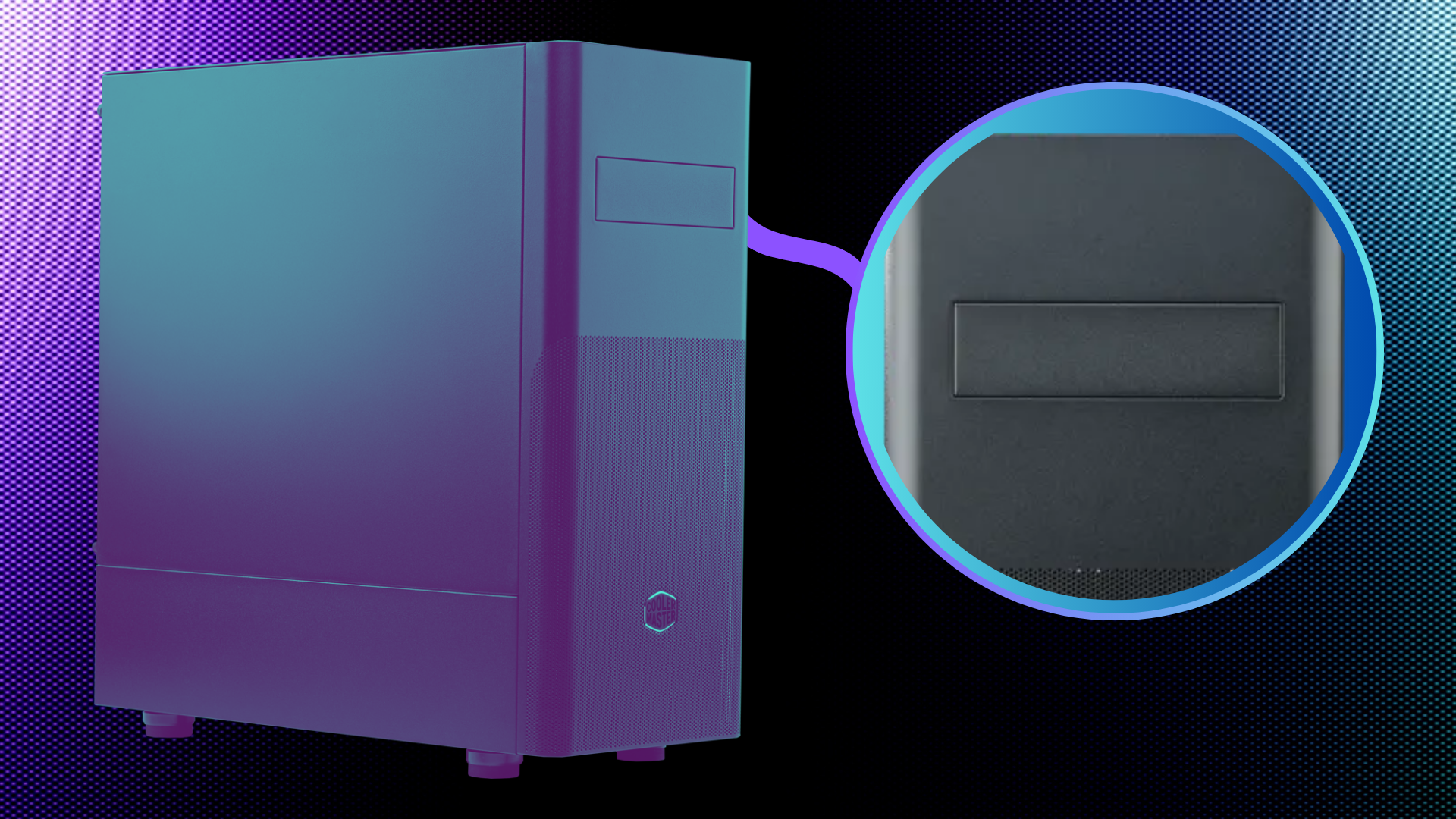 Cooler Master MasterBox CM695 featuring 5.25-inch drive bay up front