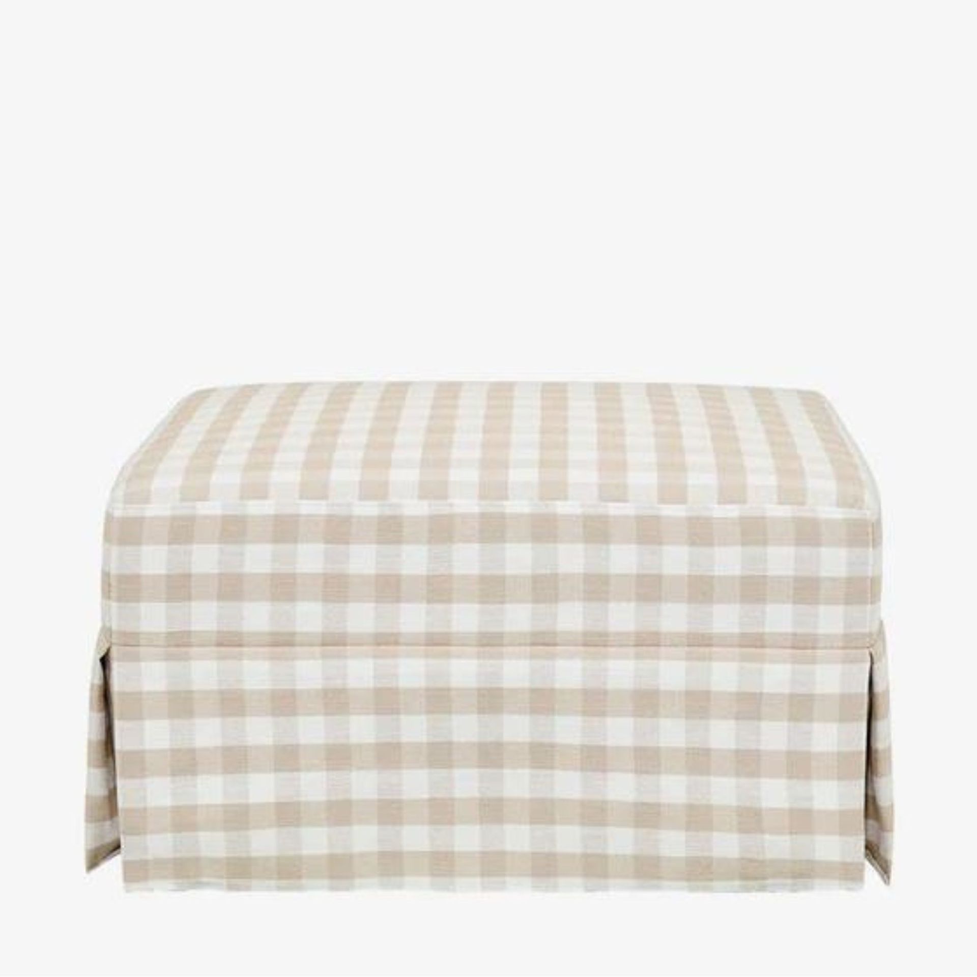 mcgee and co gingham ottoman