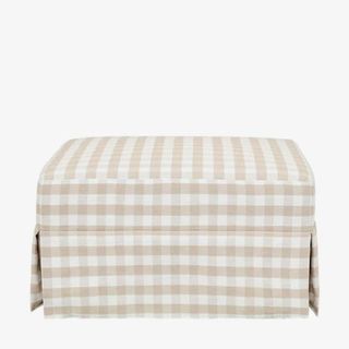 mcgee and co gingham ottoman