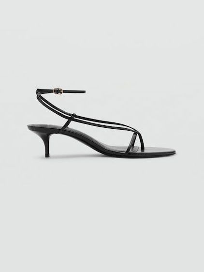 MANGO Heeled Sandals With Thin Straps