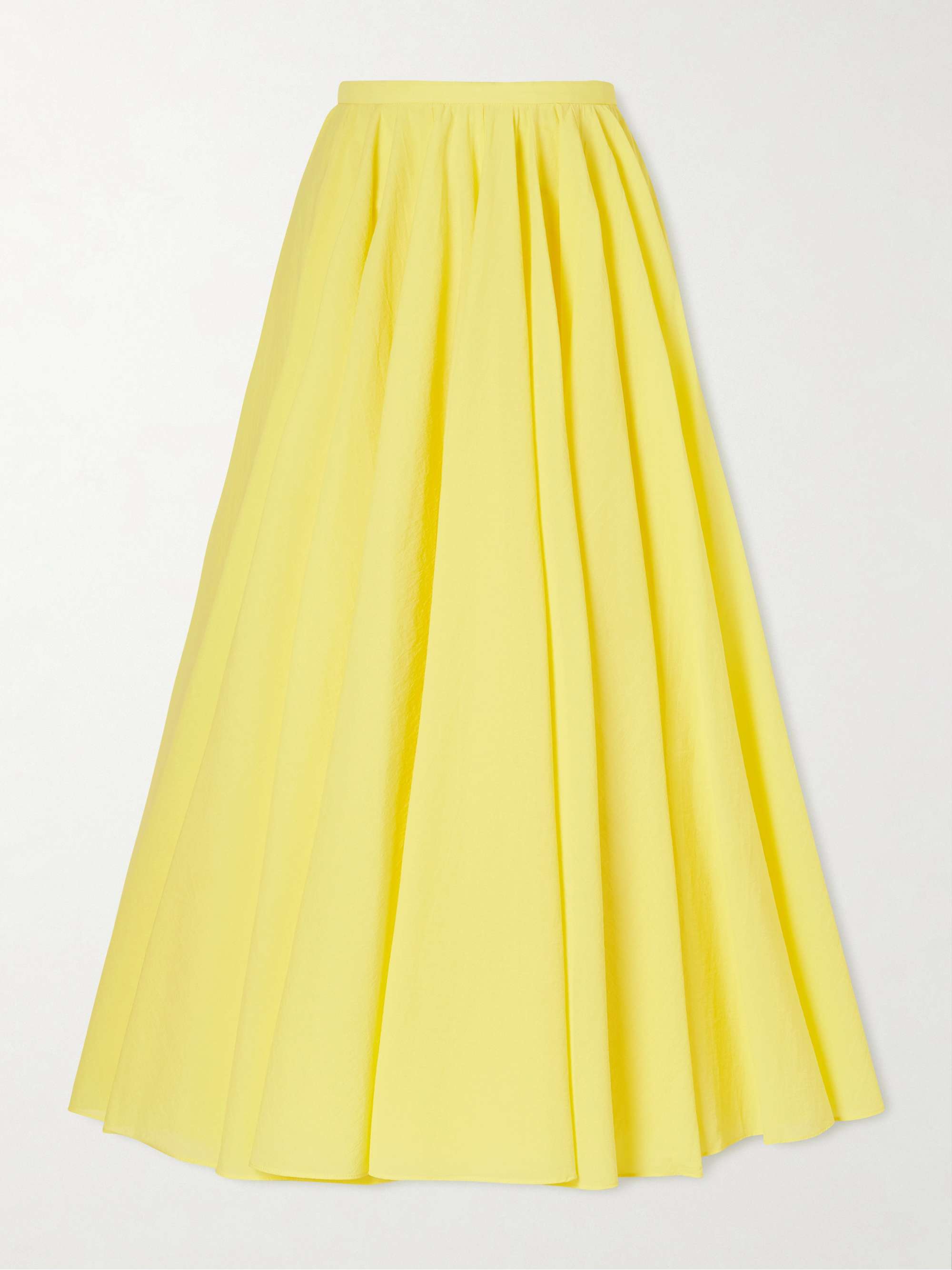 Paysan Asymmetric Cotton-Blend Crepon Midi Skirt