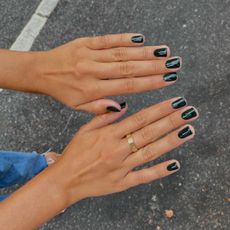 @harrietwestmoreland forest green nails