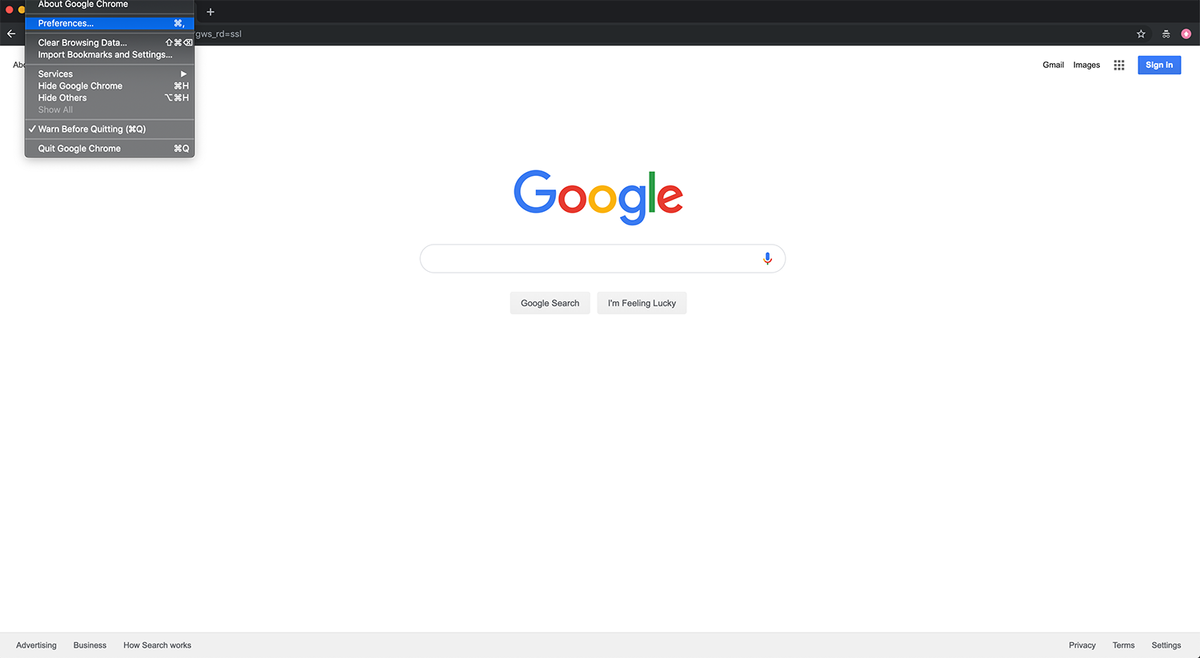 how to change google chrome background image