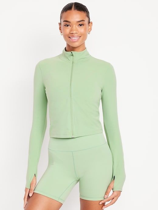 Studiosmooth Crop Full Zip