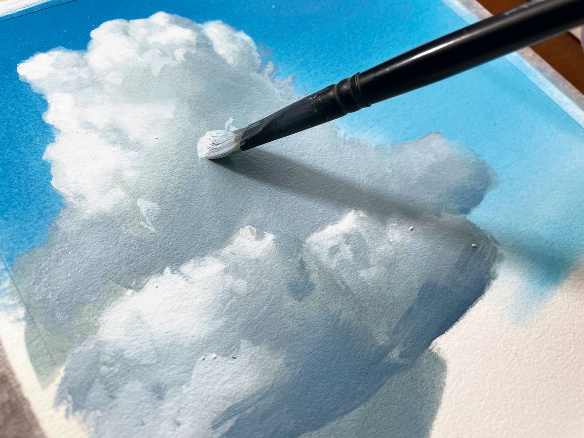 How to paint clouds | Creative Bloq