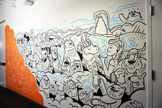 office mural
