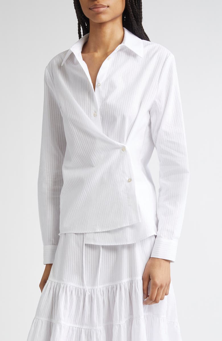Donald Stripe Button-Up Shirt