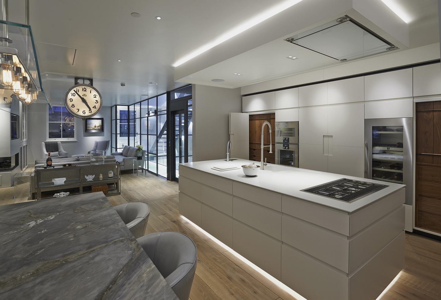 open plan living