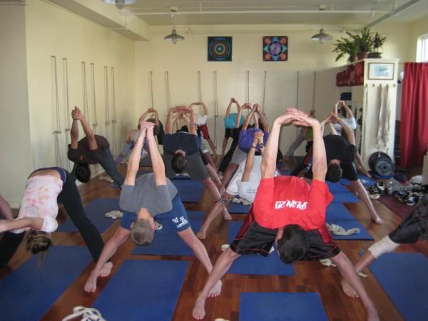Yoga time for the Whole Athlete-Specialized team