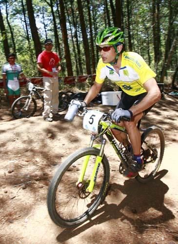 Rubens Valeriano (Brazil) earned silver in the men's cross country.