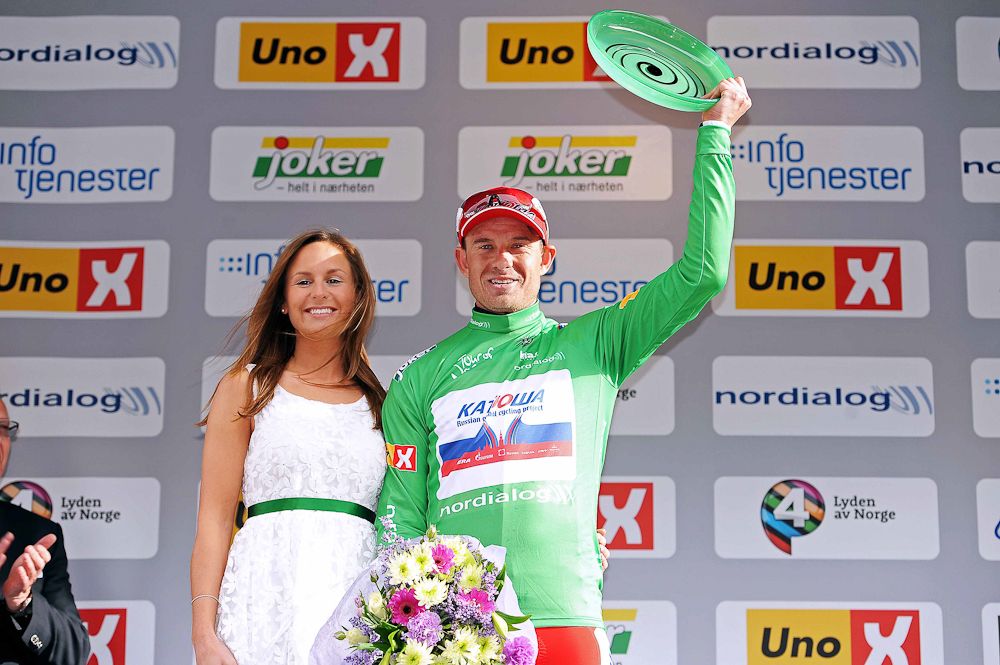 Alexander Kristoff held onto the green jersey.