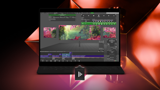 The Disguise X1 being used on the laptop. 