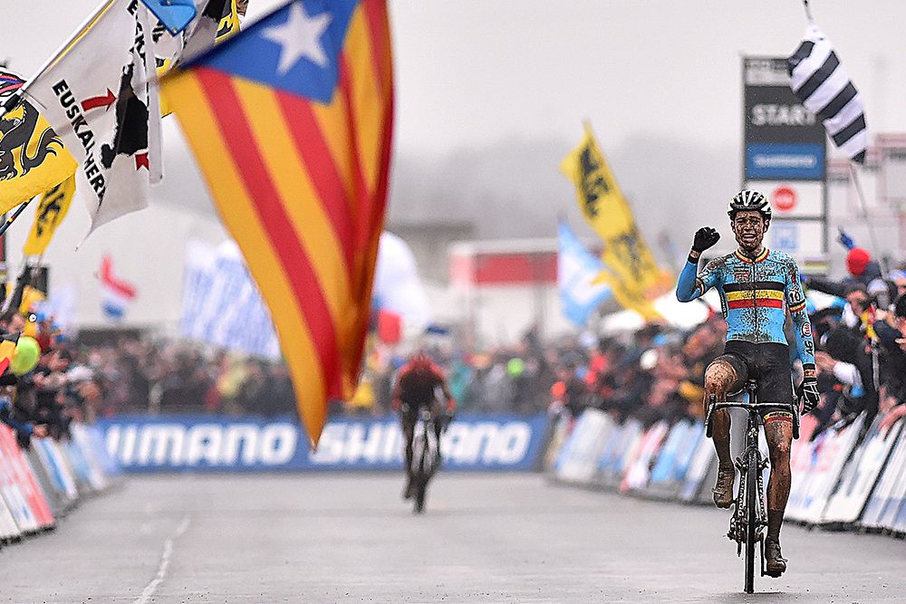 Wout Van Aert (Belgium) wins the 2016 UCI Cyclo-cross World Championships