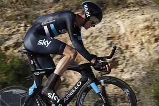 Wouter Poels (Ned) Team Sky wins the prologue at Valenciana