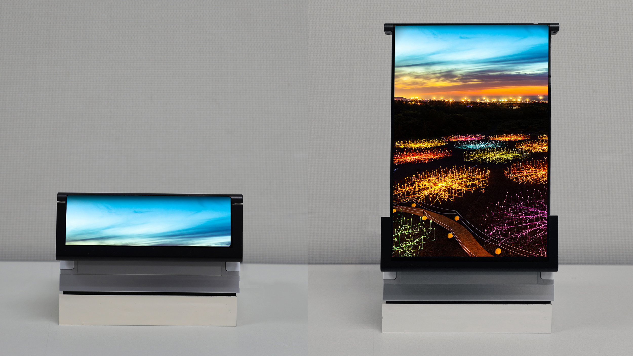 Samsung e Intel han enseñado esta increíble pantalla enrollable
