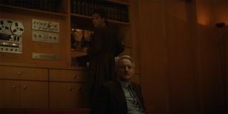 Renslayer and Mobius in Renslayer's office in Loki Gugu Mbatha Raw and Owen Wilson