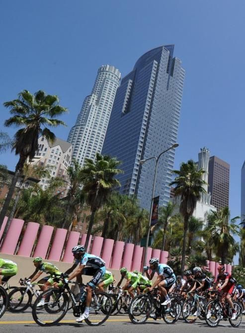 The Tour of California hits the streets of Los Angeles