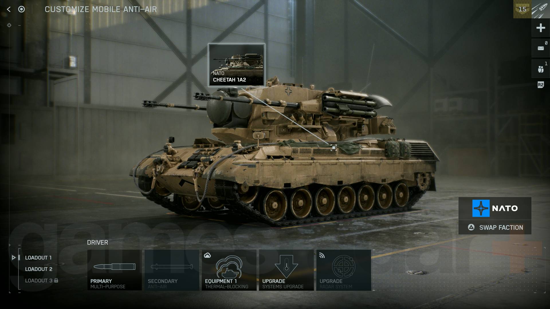 Battlefield 6 vehicles Anti air tank NATO Cheetah