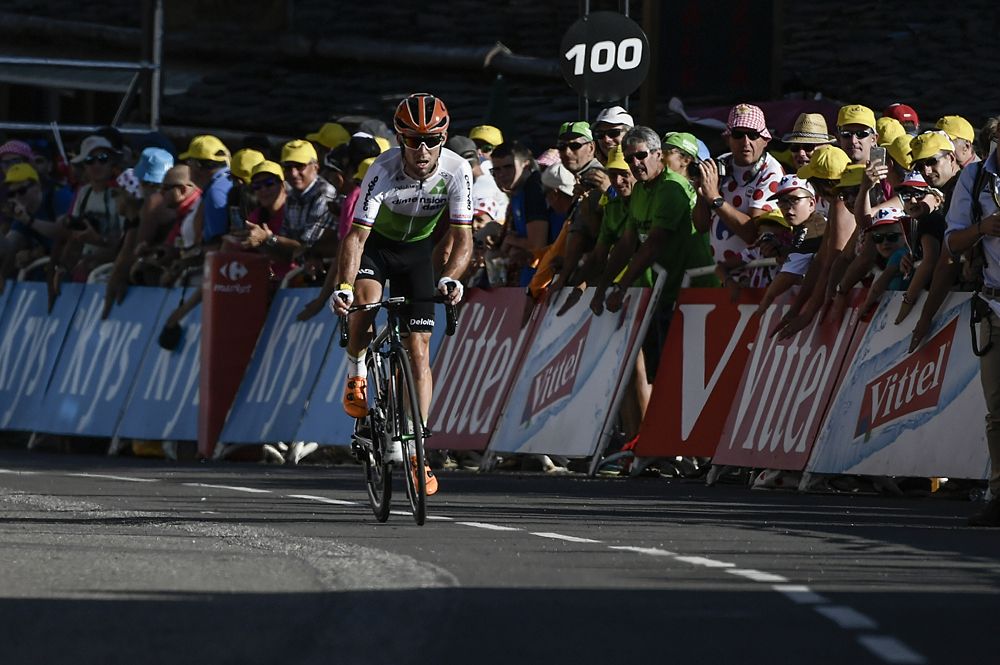 Mark Cavendish (Dimension Data) is time cut during stage 11 at the Tour de France