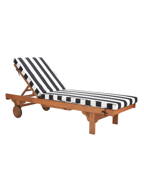Newport Reclining Chaise Lounge w/ Side Table