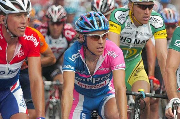 Damiano Cunego (Lampre-Fondital) post stage