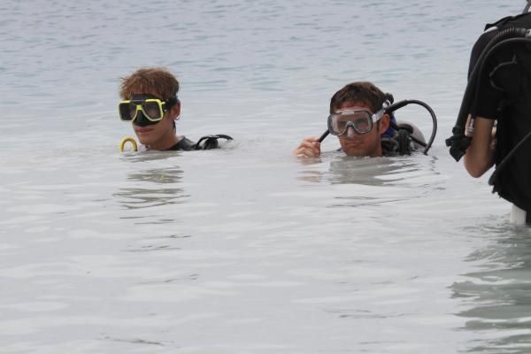 Andy and Fr&auml;nk Schleck get ready to plumb the depths.