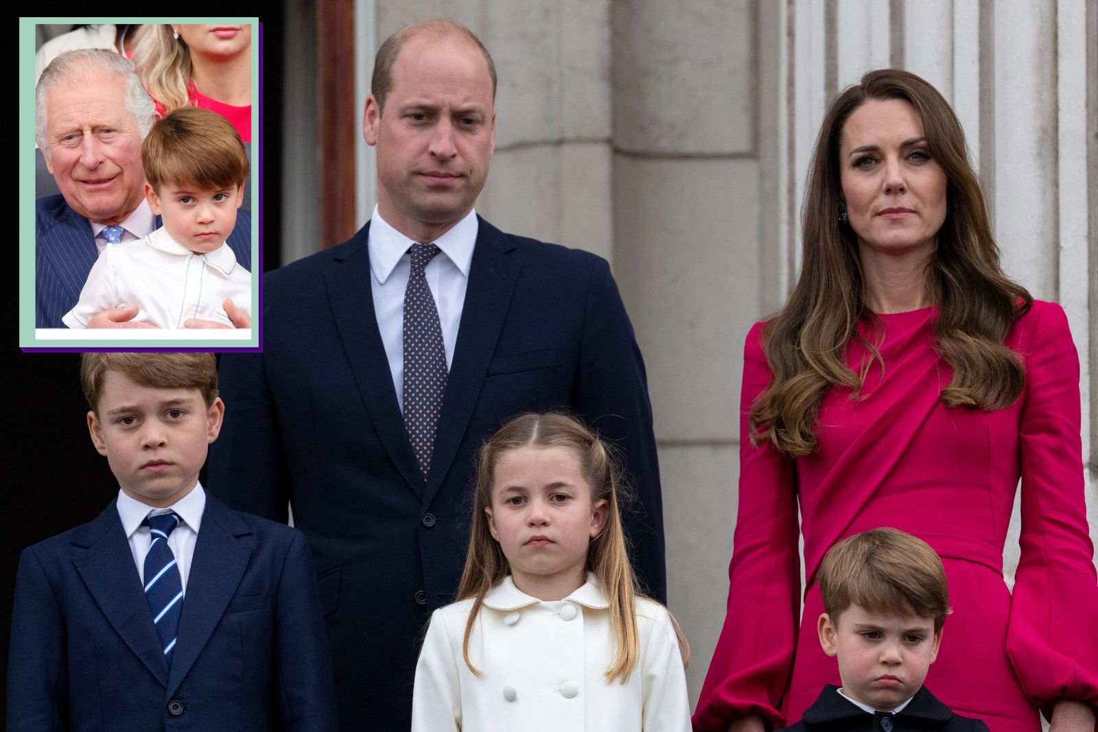 ...main image Prince George, Prince William, Princess Charlotte, Kate Middl...