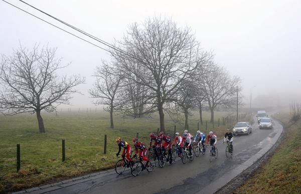 The BMC Racing Team rode the final 85km of the Omloop Het Nieuwsblad parcours.