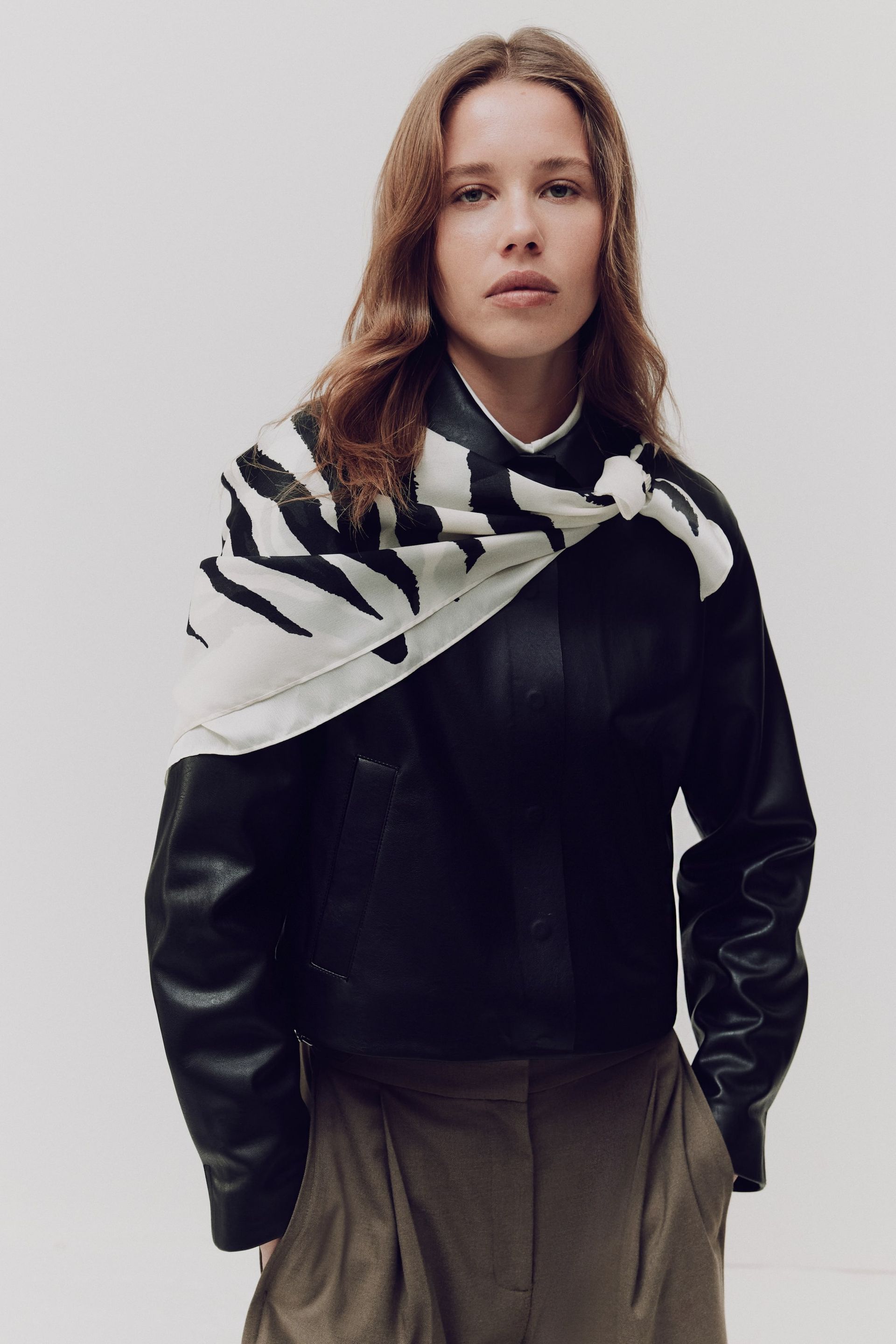 h&m, Patterned Scarf