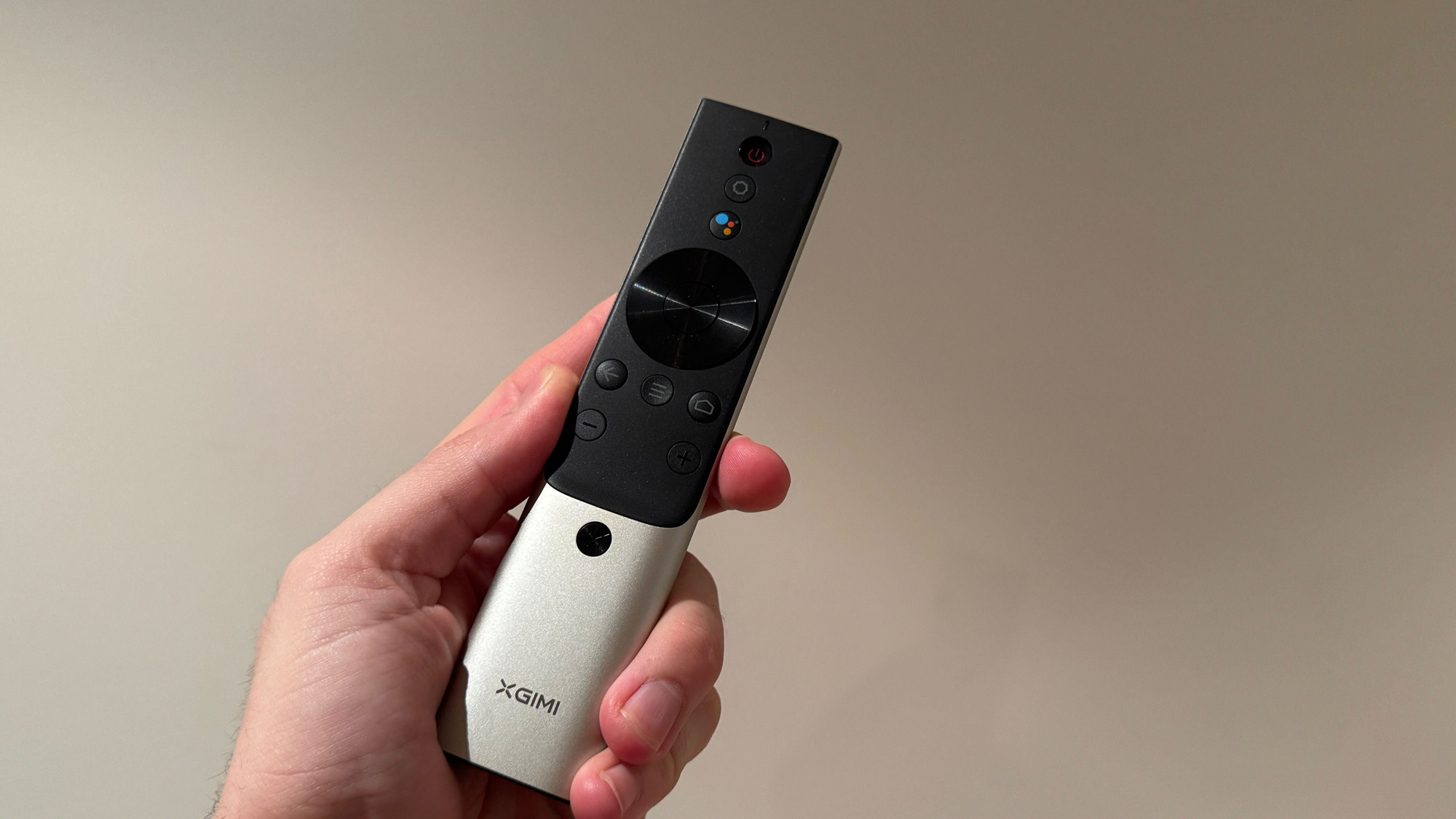 Remote control supplied with Xgimi Aura 2 projector