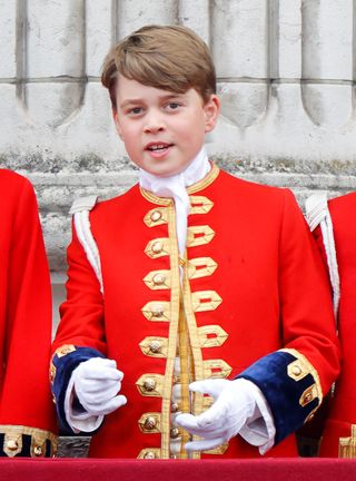 Prince George as a Page of Honor at the Coronation