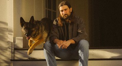 Noah Kahan with Alsatian
