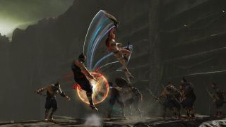 Screenshot from Heavenly Sword developed by Ninja Theory and published by Sony exclusively for the Playstion 3.