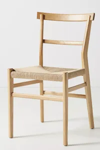 Oak farmhouse dining chair, Anthropologie