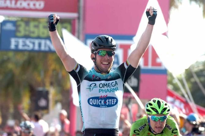 Mark Cavendish (Omega Pharma-Quick Step) wins yet again